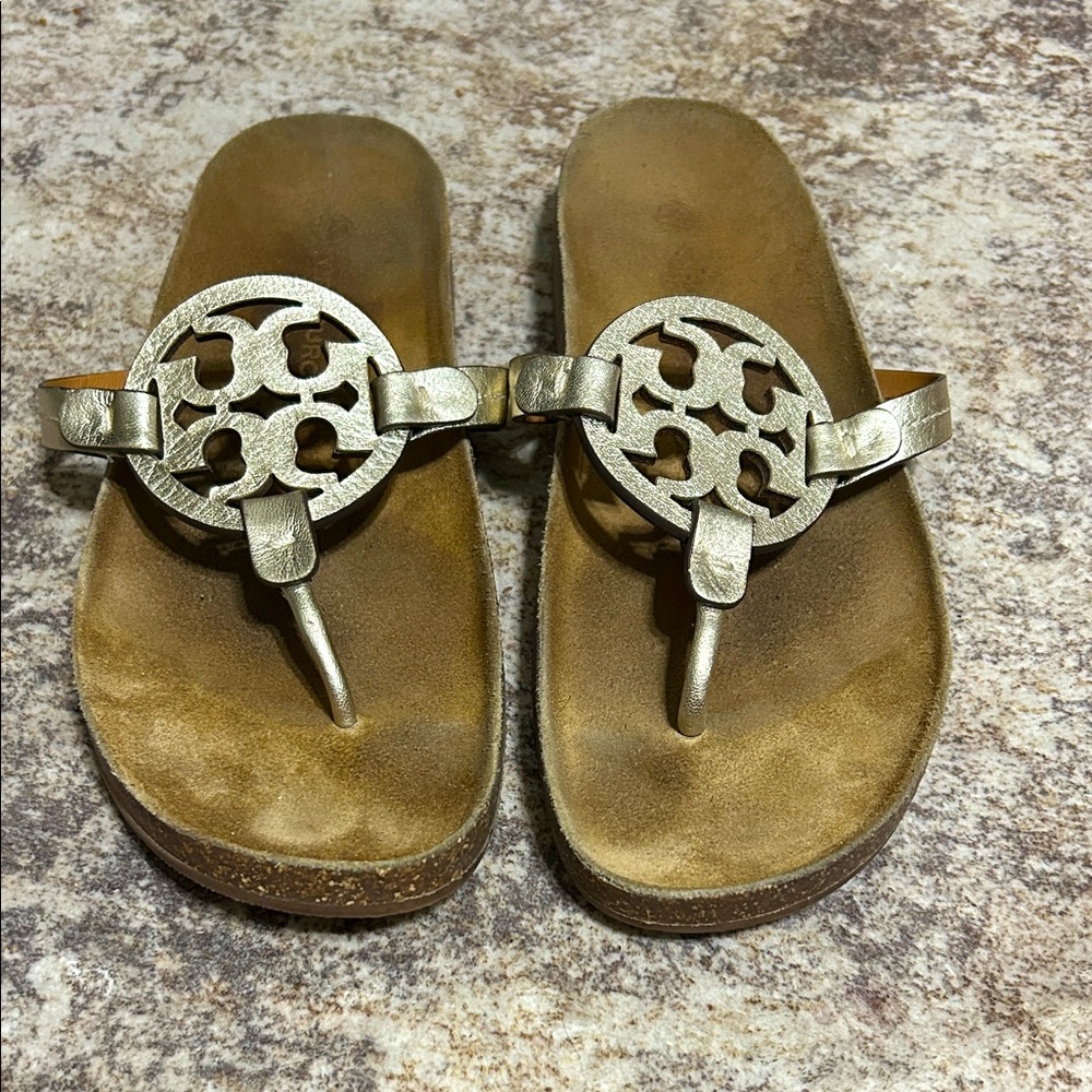 Tory Burch Gold Sandals